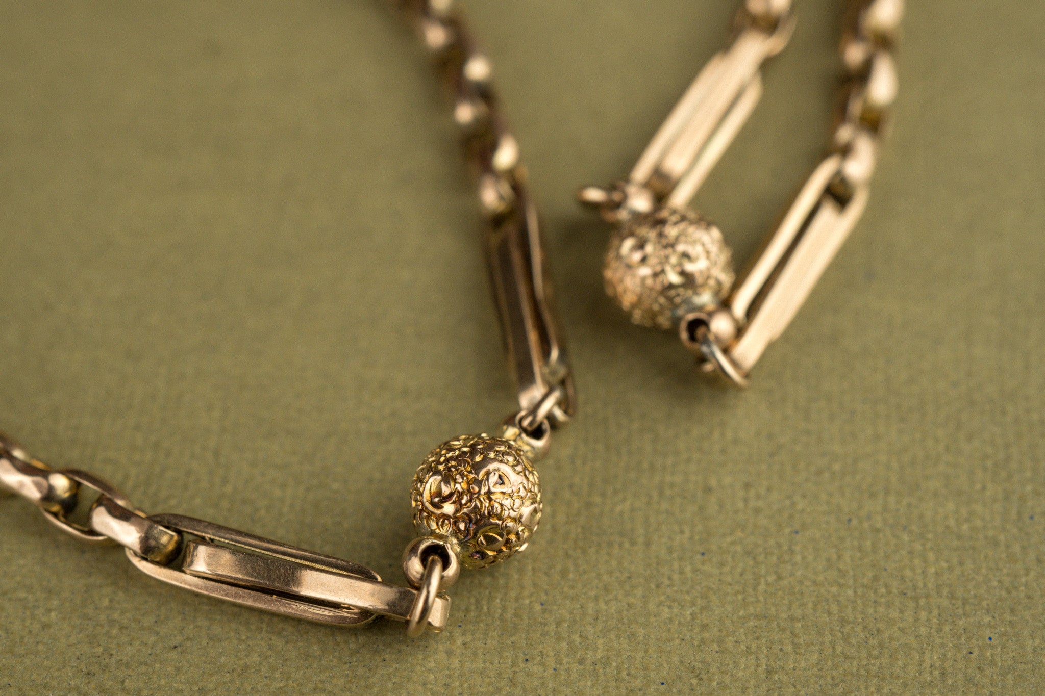 ANTIQUE BELCHER WITH TROMBONE AND SPHERE LINKS image 6
