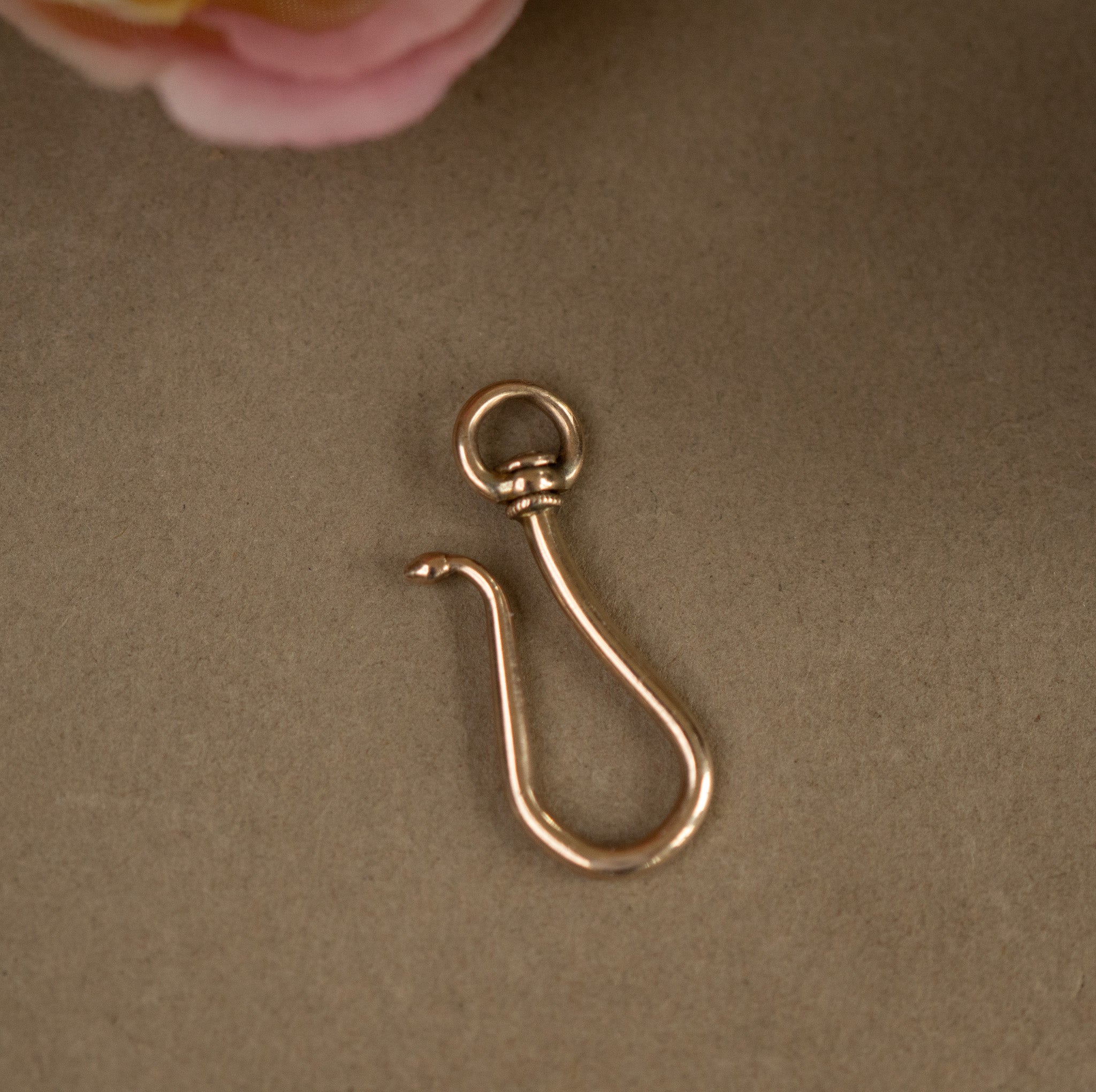 Antique 9ct gold swivel hook