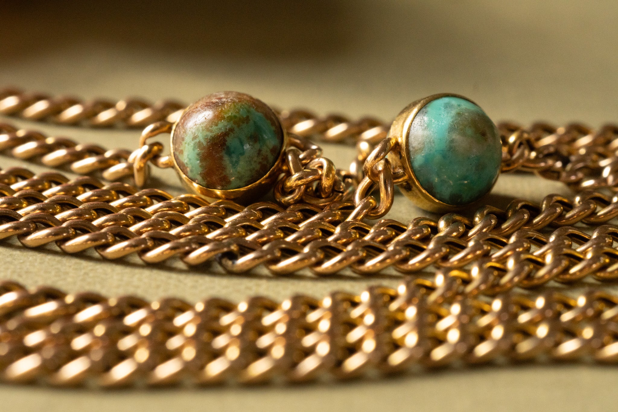 ANTIQUE NATURAL TURQUOISE STATION LONGUARD - reserved