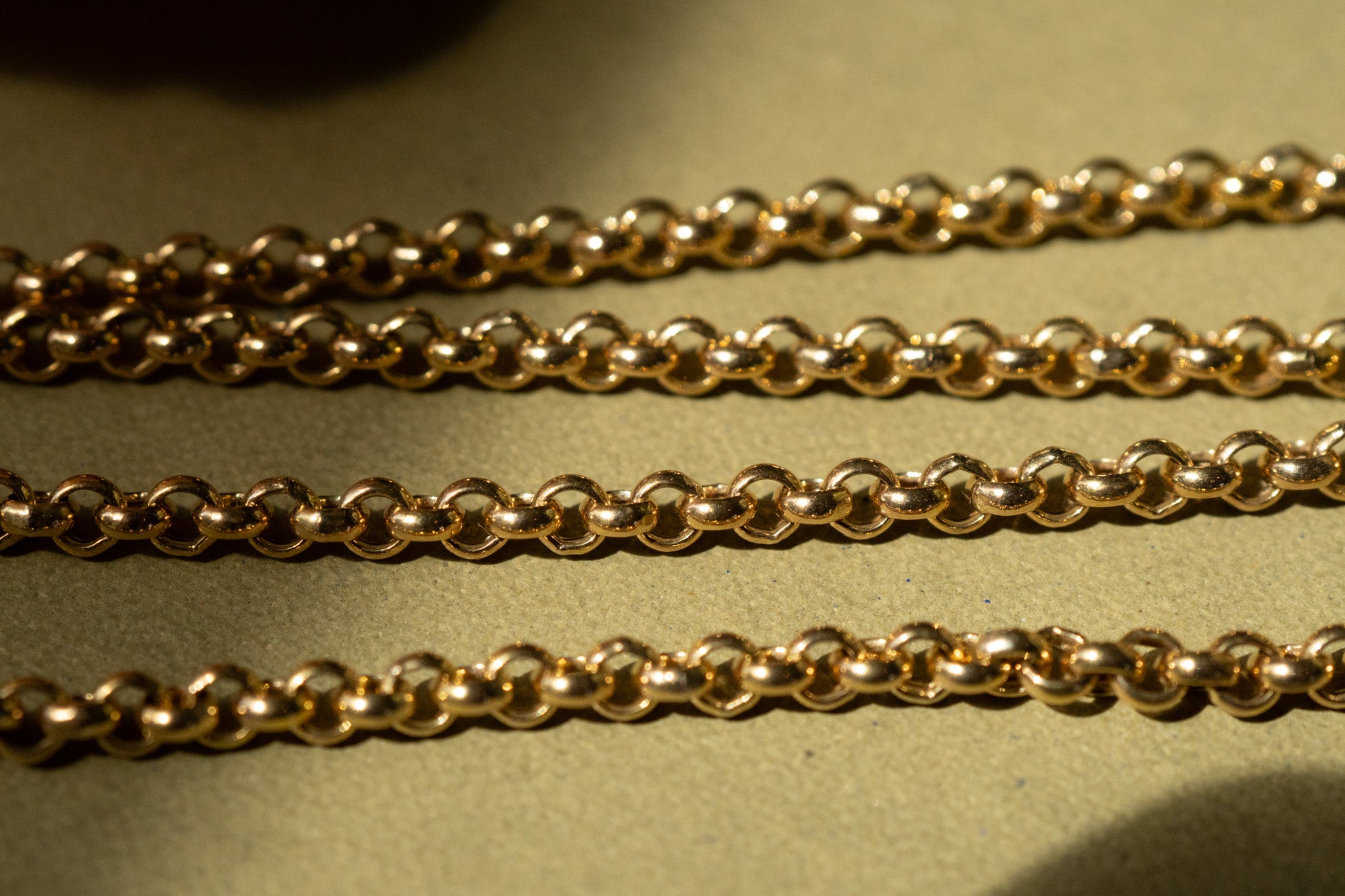 9ct Italian Gold UnoAerre Belcher Chain RESERVED