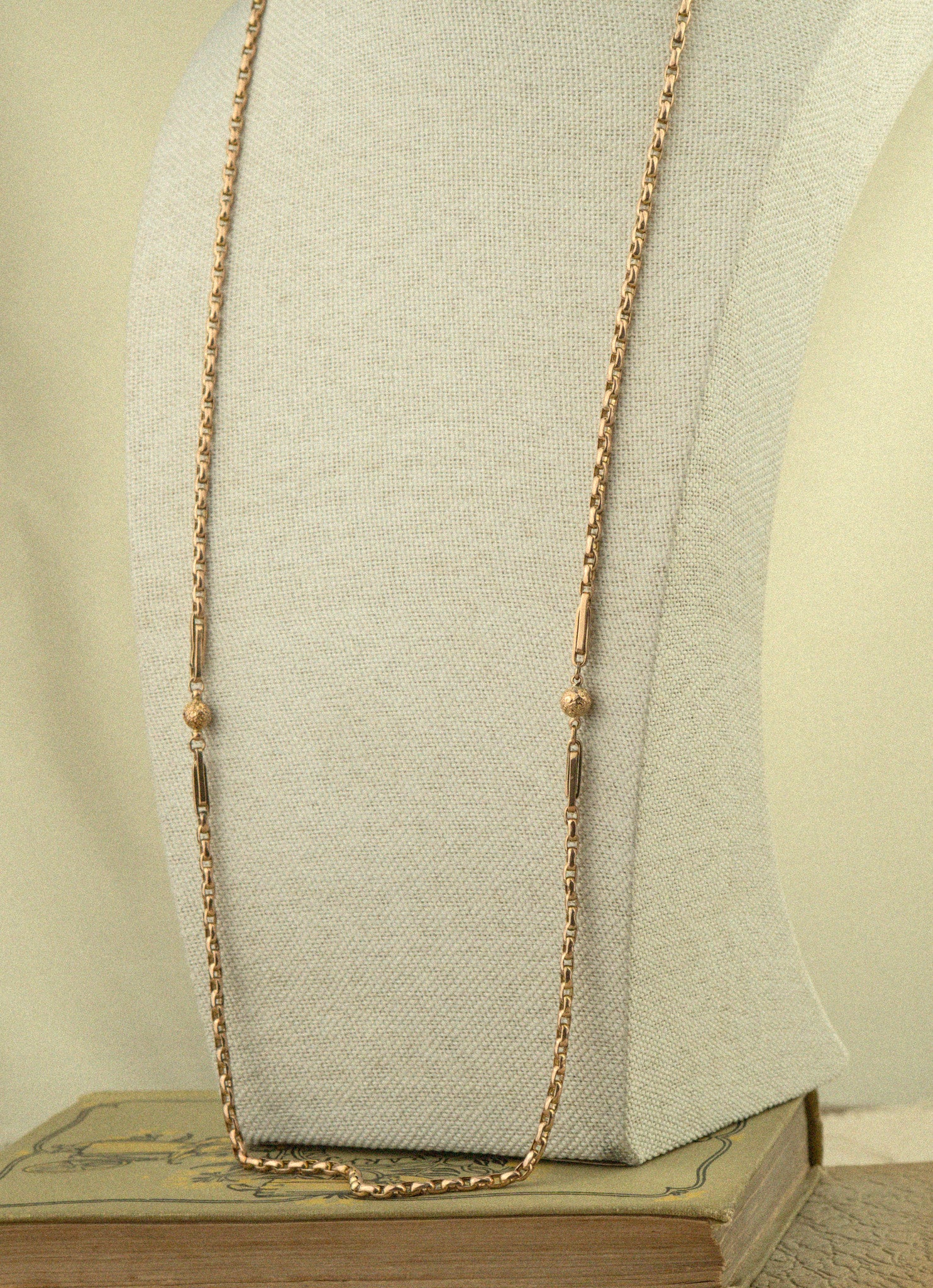ANTIQUE BELCHER WITH TROMBONE AND SPHERE LINKS image 7