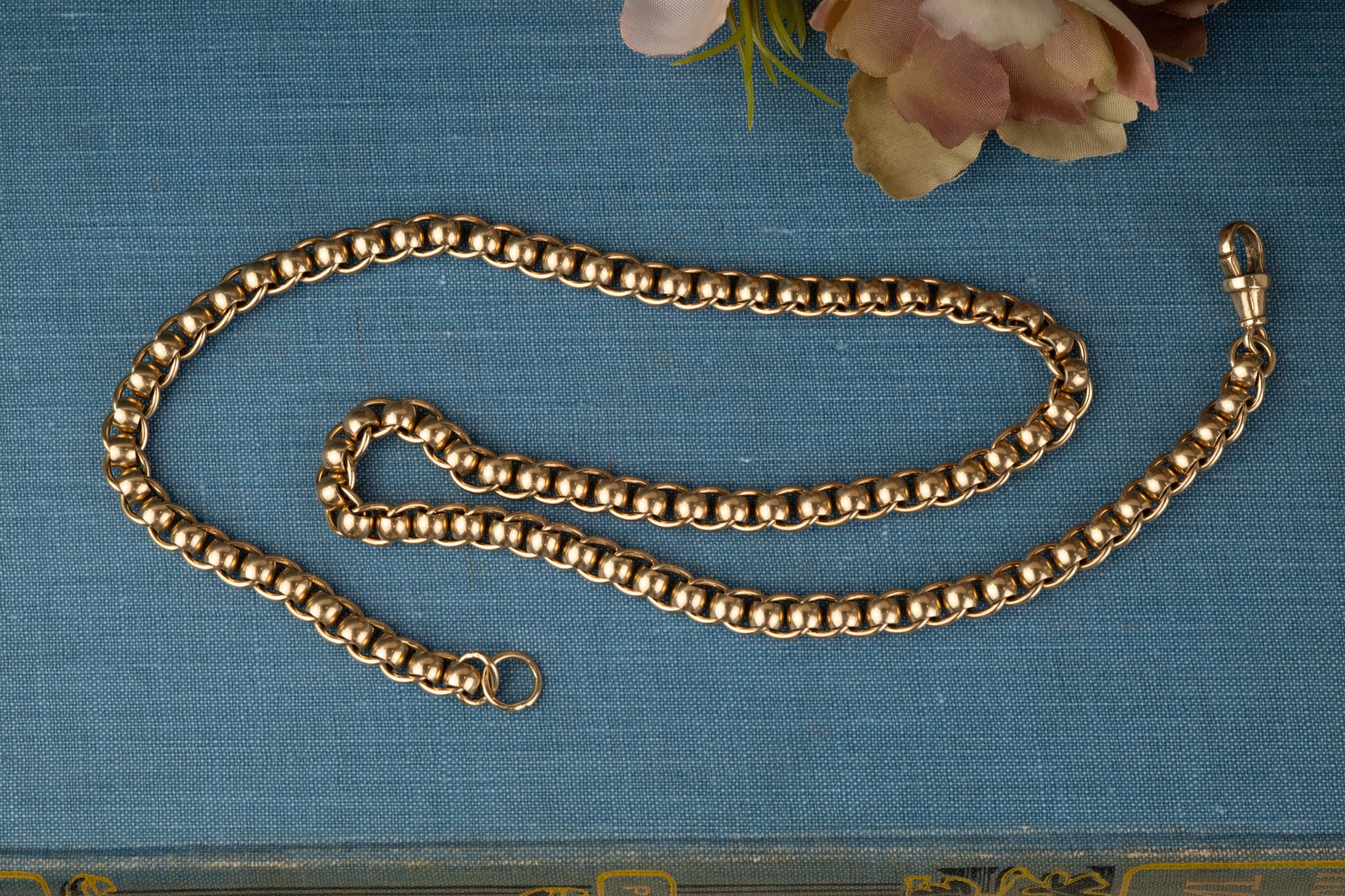 EXCEPTIONAL 9CT SUBSTANTIAL ROLLER BALL CHAIN image 7