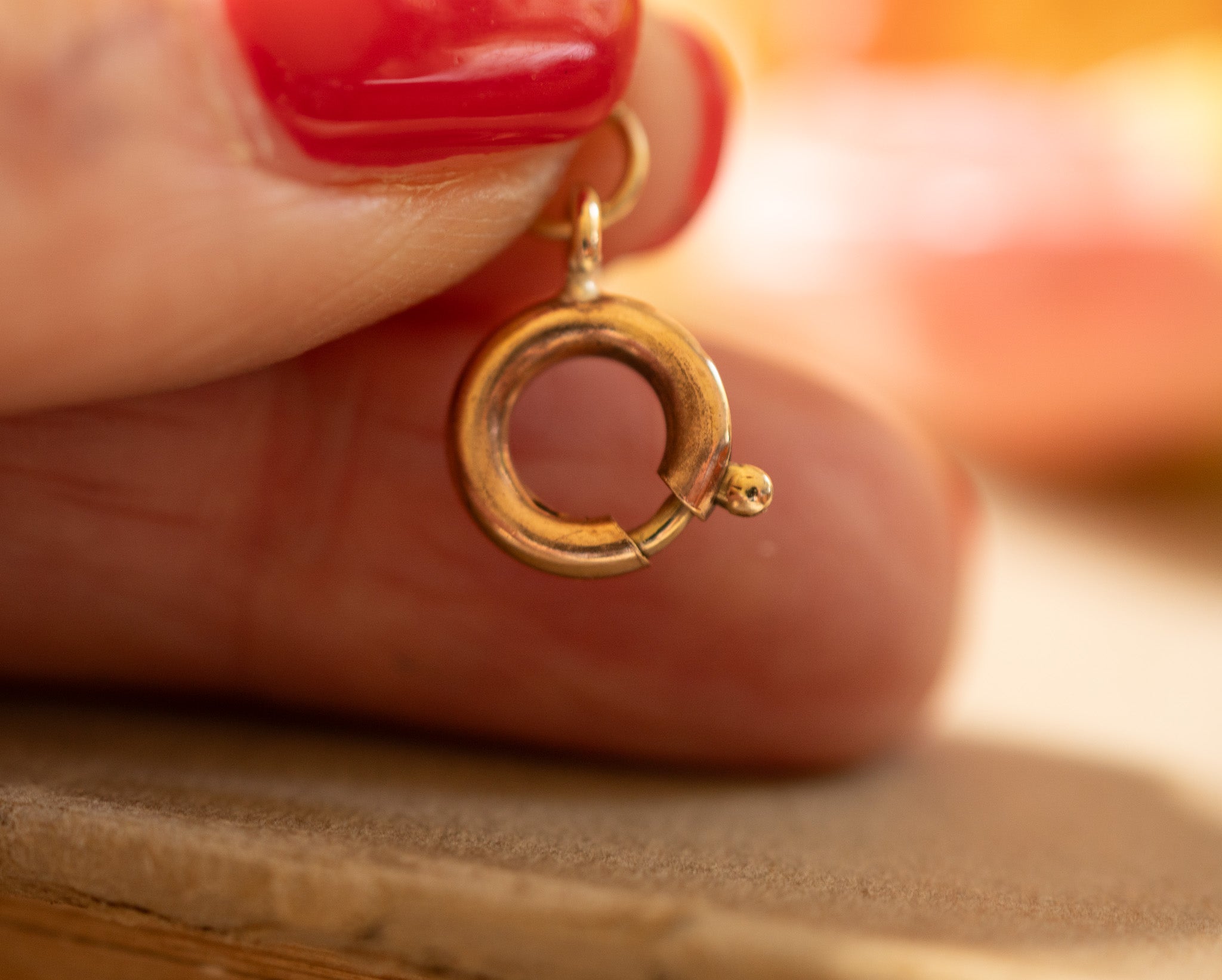 9CT GOLD BOLT CLASP