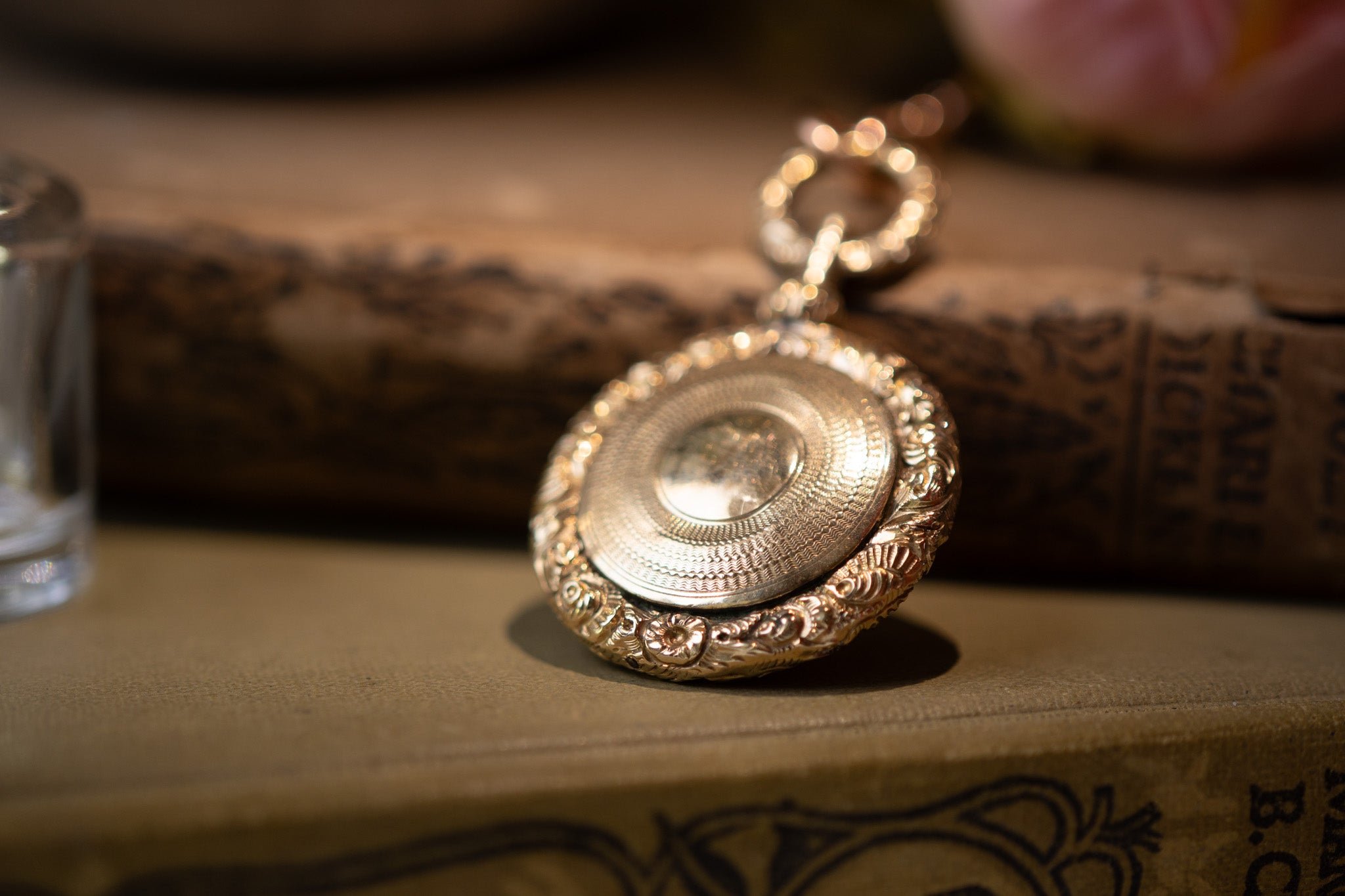 Exceptional Victorian Gold Locket or Vinaigrette, Diamond Set