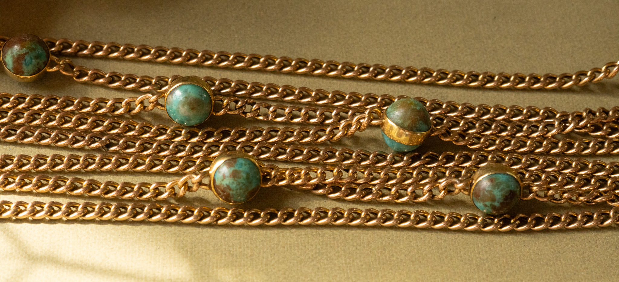 ANTIQUE NATURAL TURQUOISE STATION LONGUARD - reserved