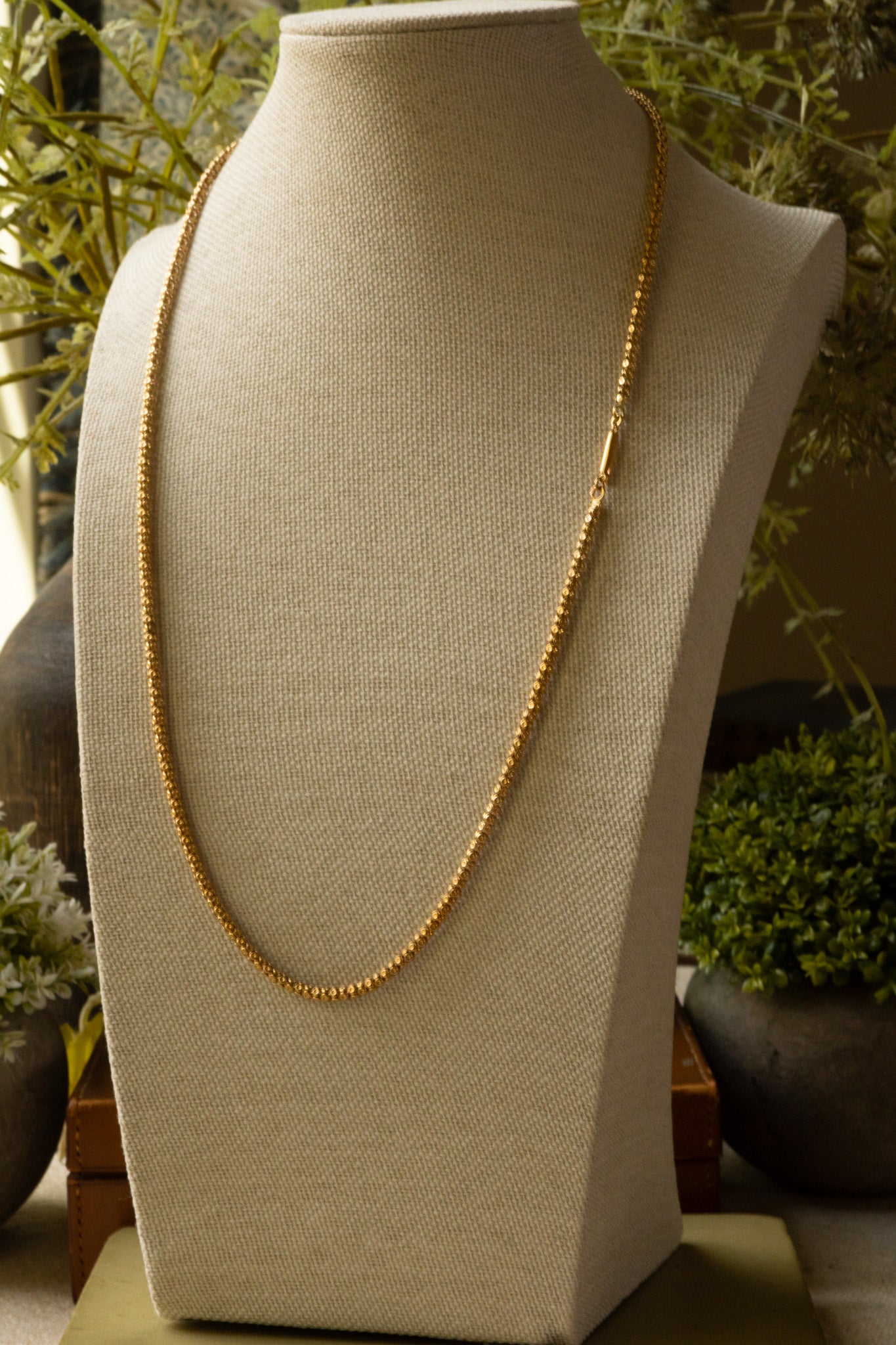 9CT GOLD POPCORN CHAIN THREE AVAILABLE