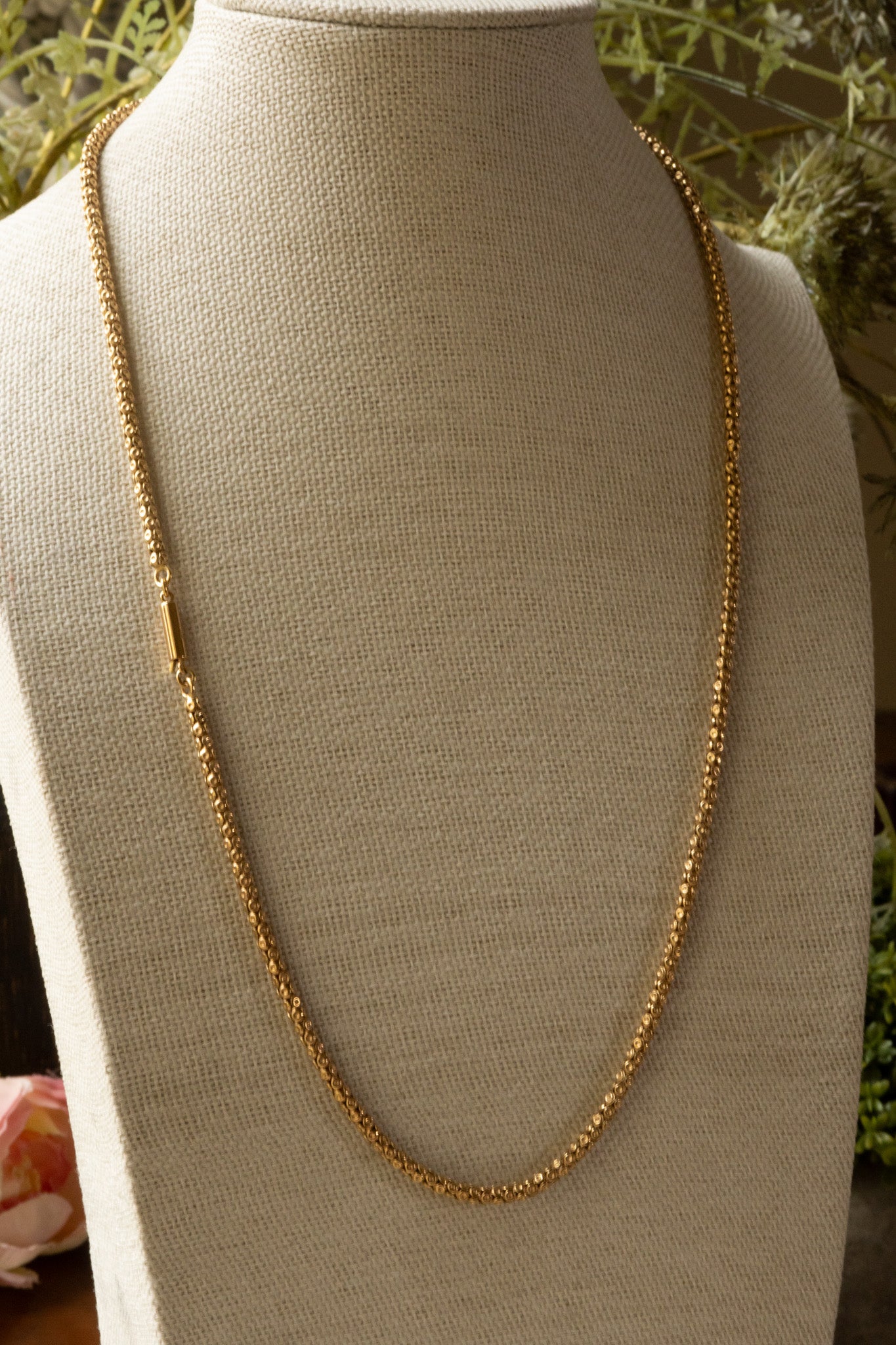9CT GOLD POPCORN CHAIN THREE AVAILABLE